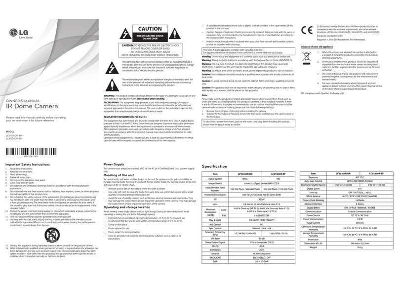 LG LCV5300R-BN owner's manual