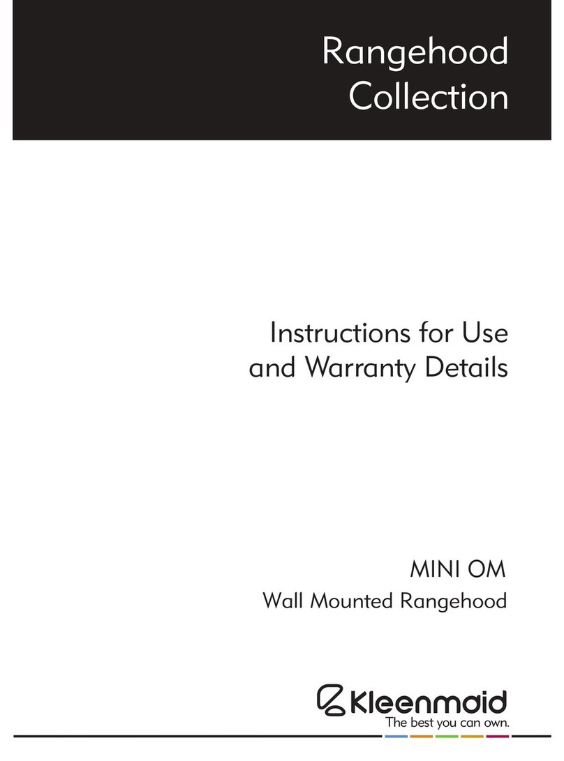 Kleenmaid Mini OM Instructions for use and warranty details