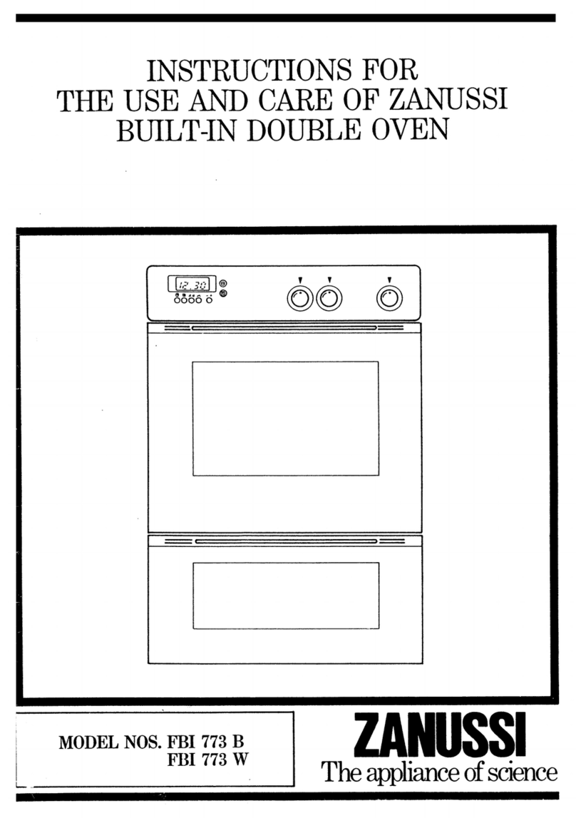 Zanussi FBI 773 B Assembly instructions Zanussi FBI 773 B Assembly instructions