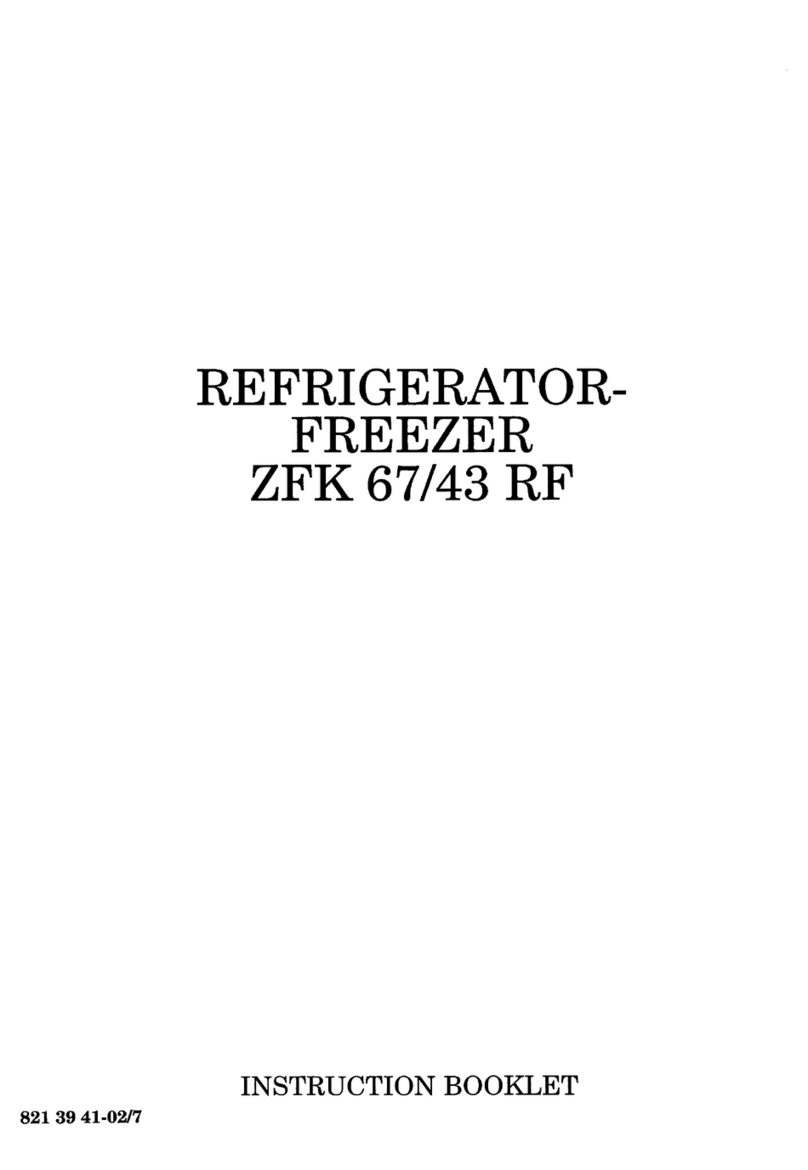 Zanussi ZFK 67/43 RF User manual