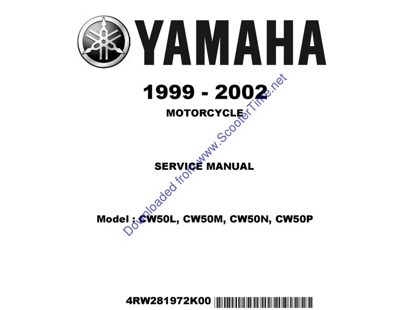 Yamaha BWS CW50L User manual