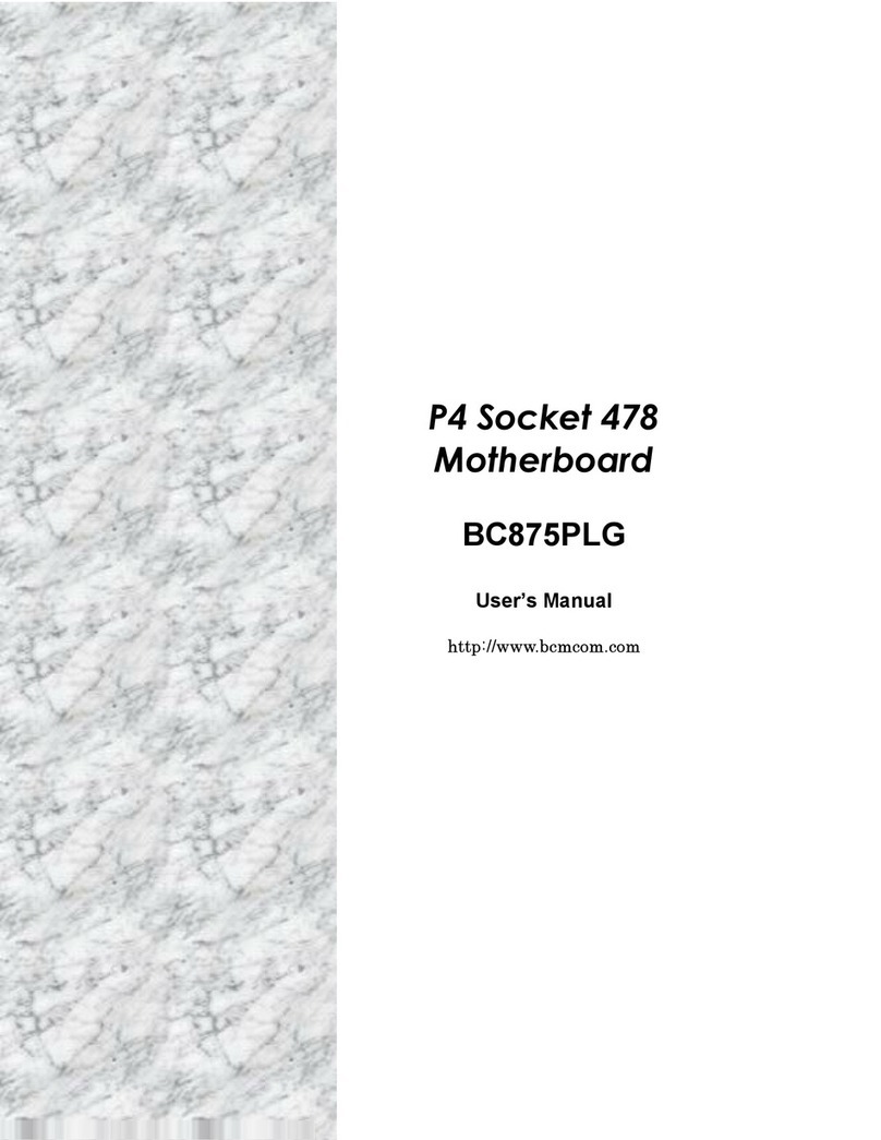 BCM BC875PLG User manual