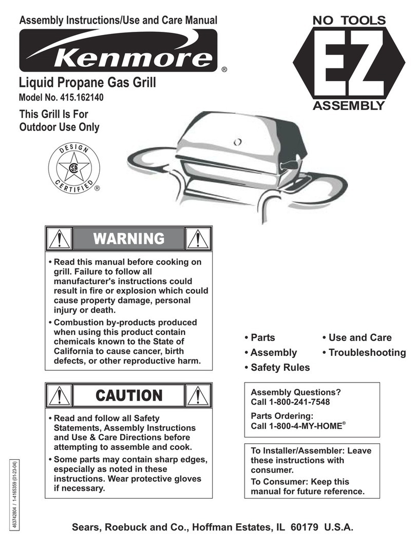 Kenmore 415162140 User manual