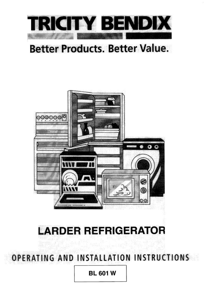 Tricity Bendix BL 601 W User manual