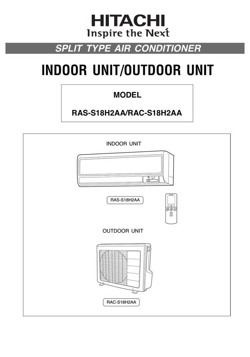 Hitachi RAS-S18H2AA User manual
