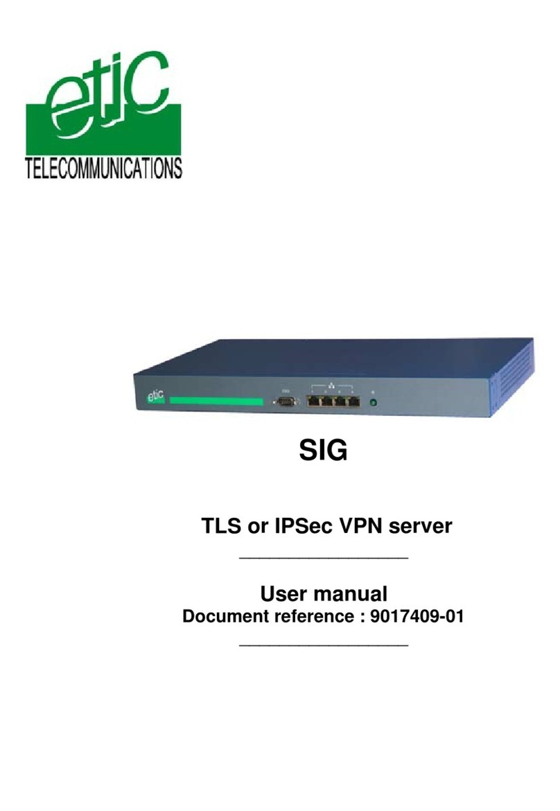 ETIC SIG user manual