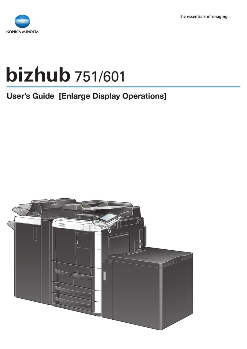 Konica Minolta bizhub 751 user guide