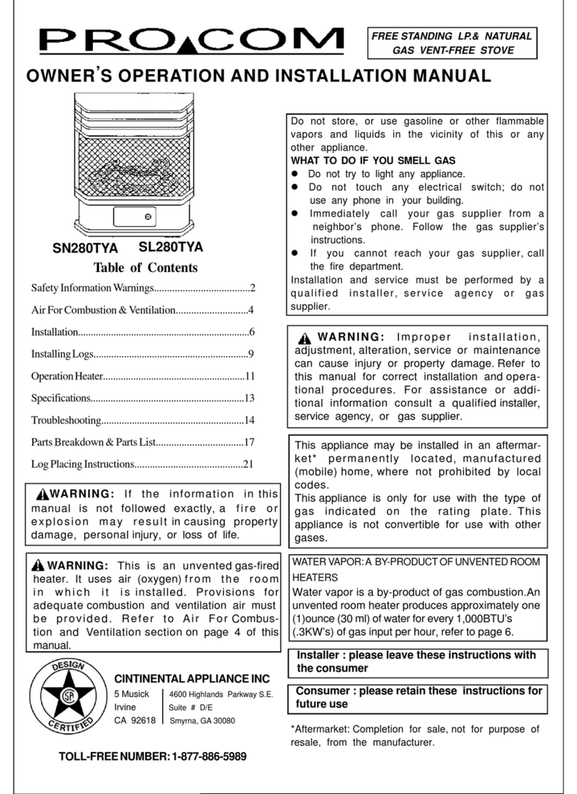 Procom SN280TYA Quick start guide