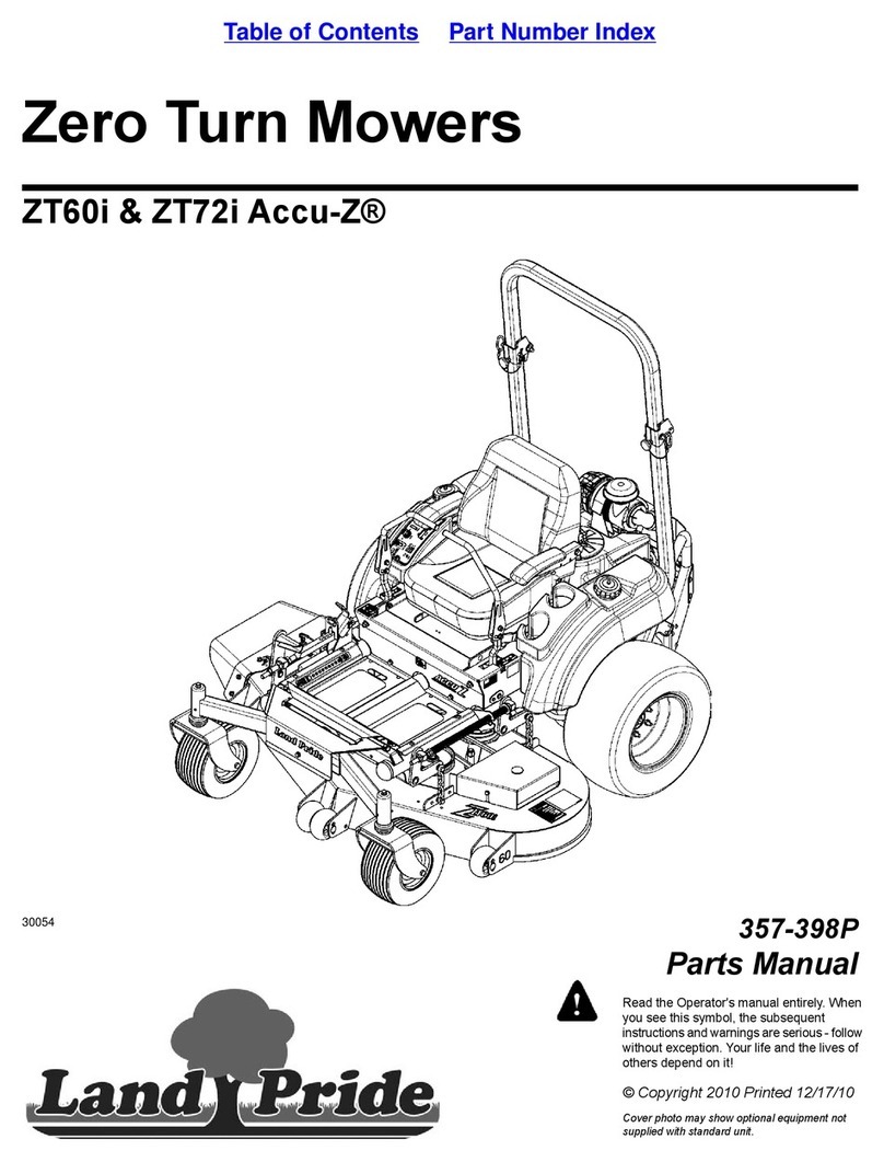Land Pride ACCU-Z ZT60i parts manual