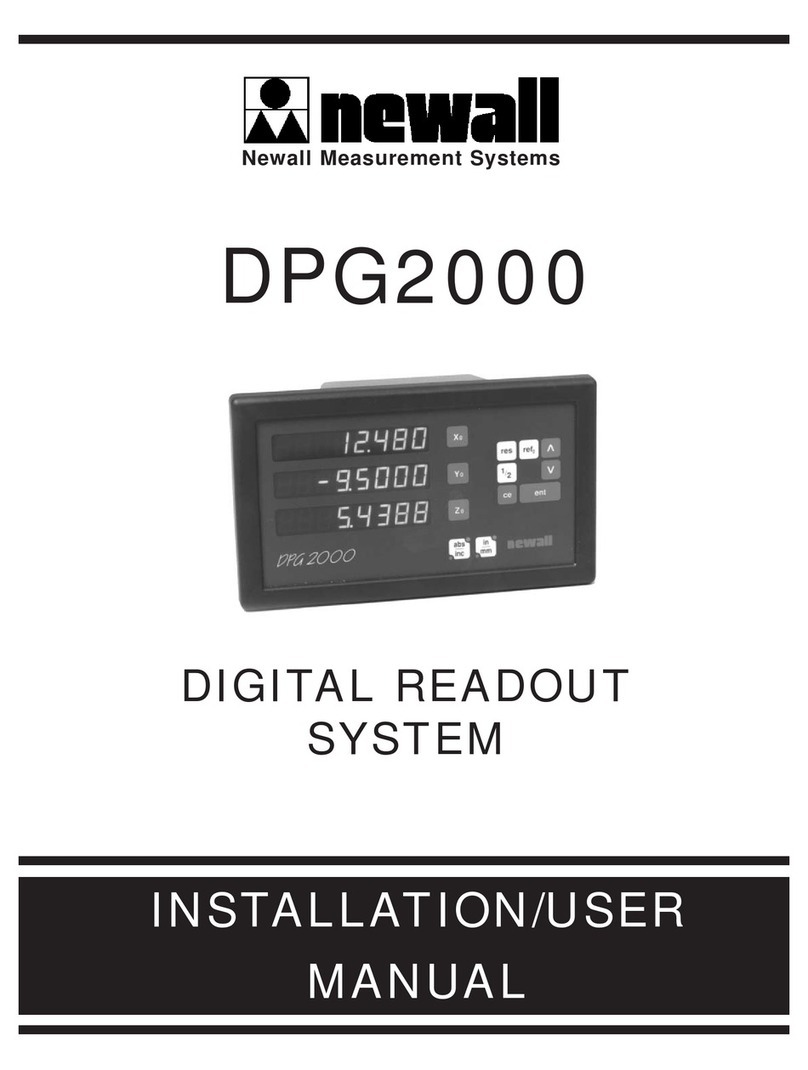 Newall DPG2000 Installation & user manual
