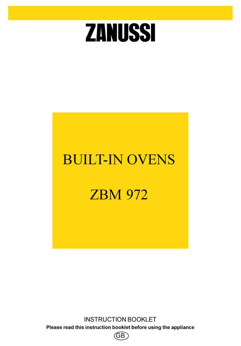 Zanussi ZBM 972 User manual Zanussi ZBM 972 User manual