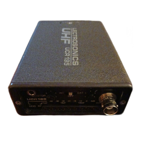 Lectrosonics UCR 195 User manual