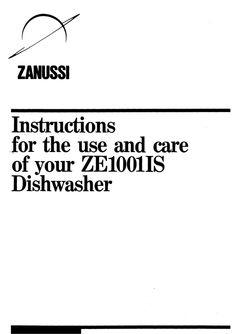 Zanussi ZE1001IS Instruction booklet