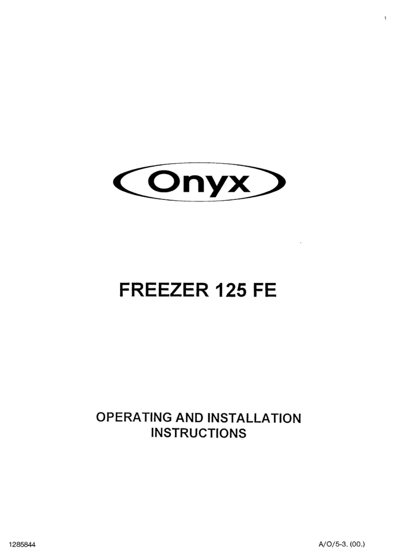 Onyx 125 FE Operating and installation instructions