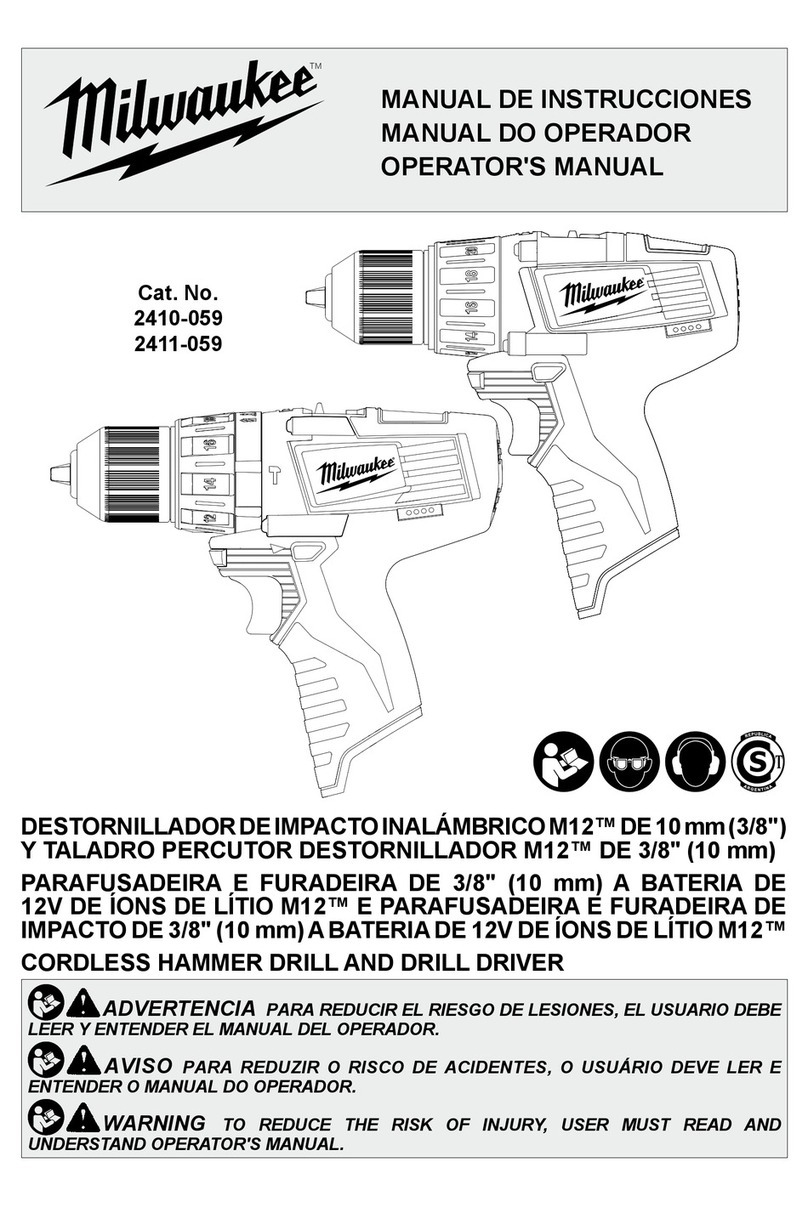 Milwaukee 2410-059 User manual