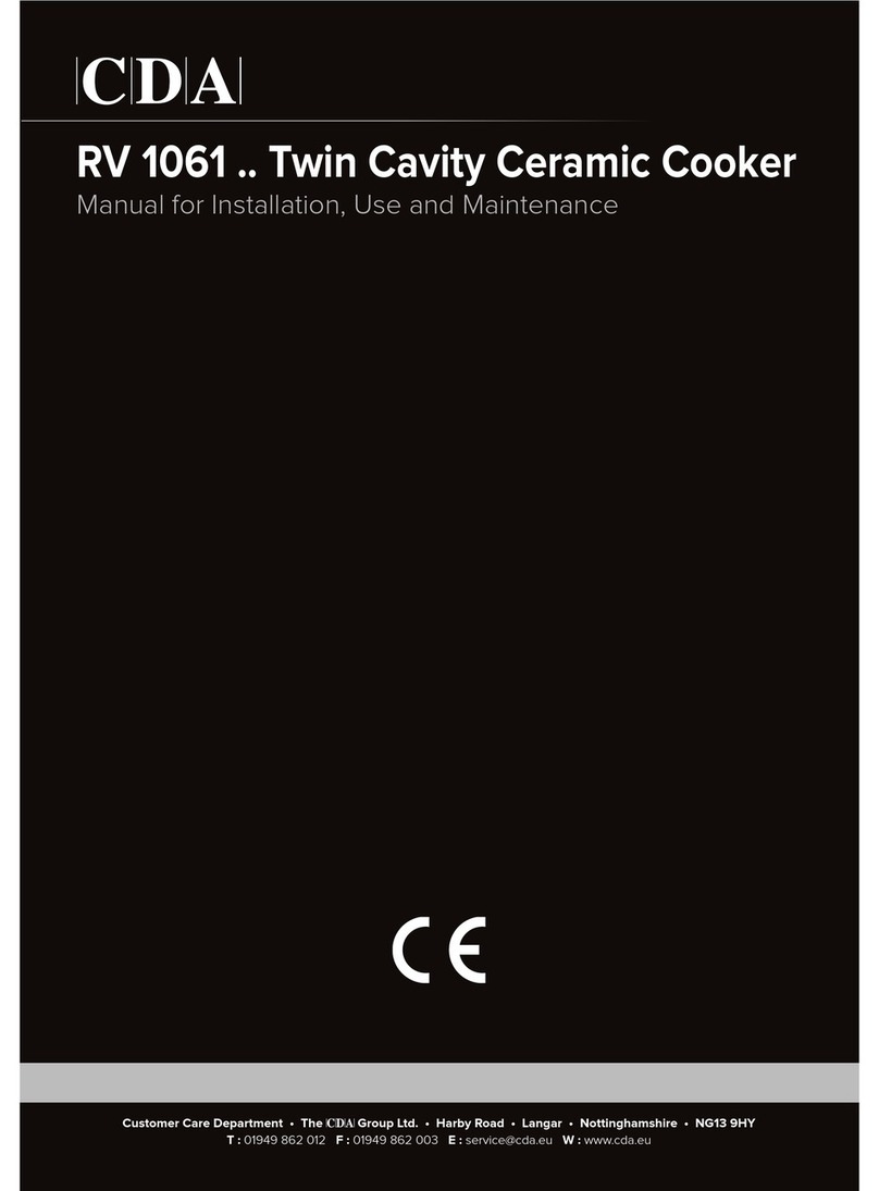 CDA RV 1061 Reference manual