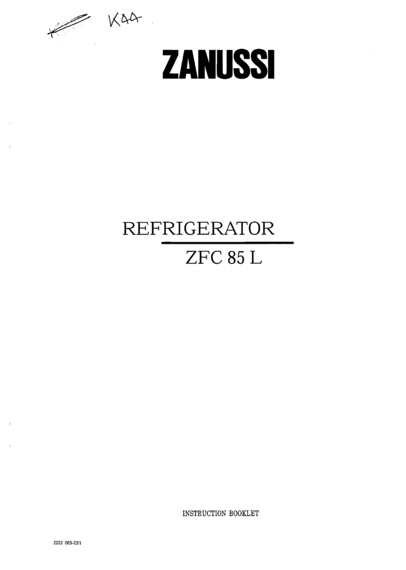 Zanussi ZFC 85 R User manual