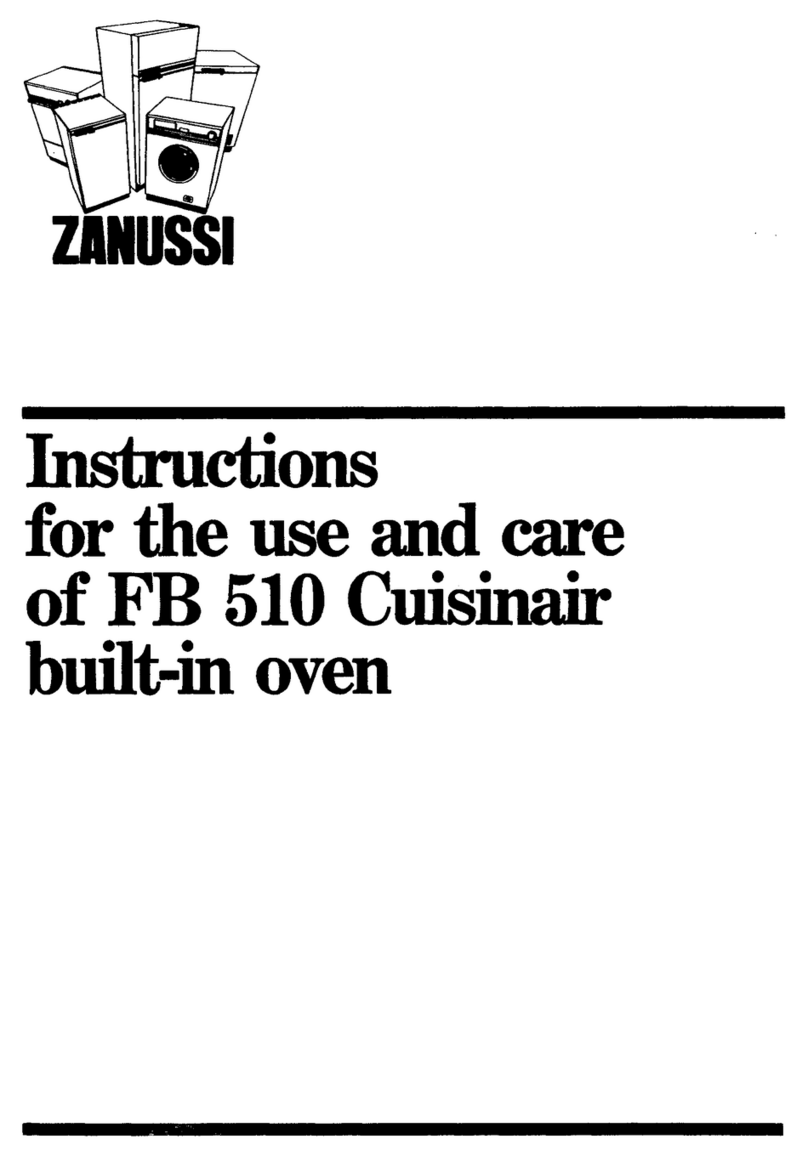 Zanussi FB 510 instruction manual