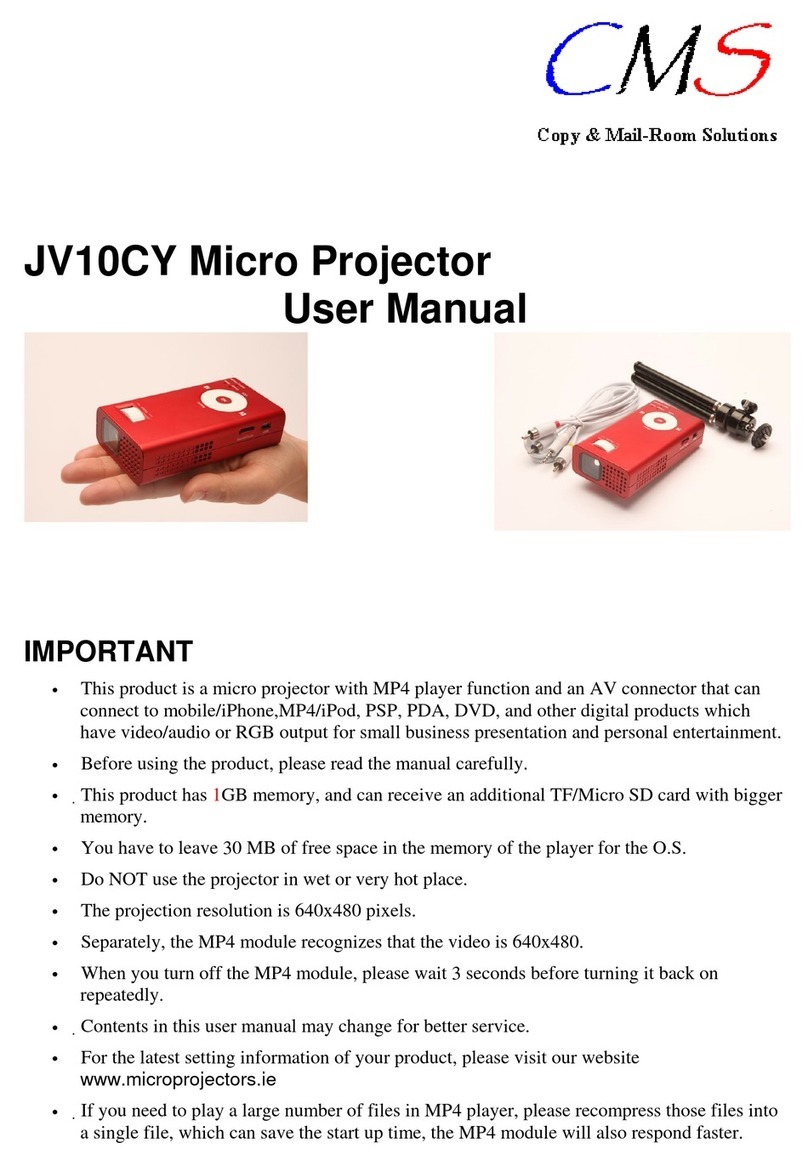 Cms Products JV10CY user manual