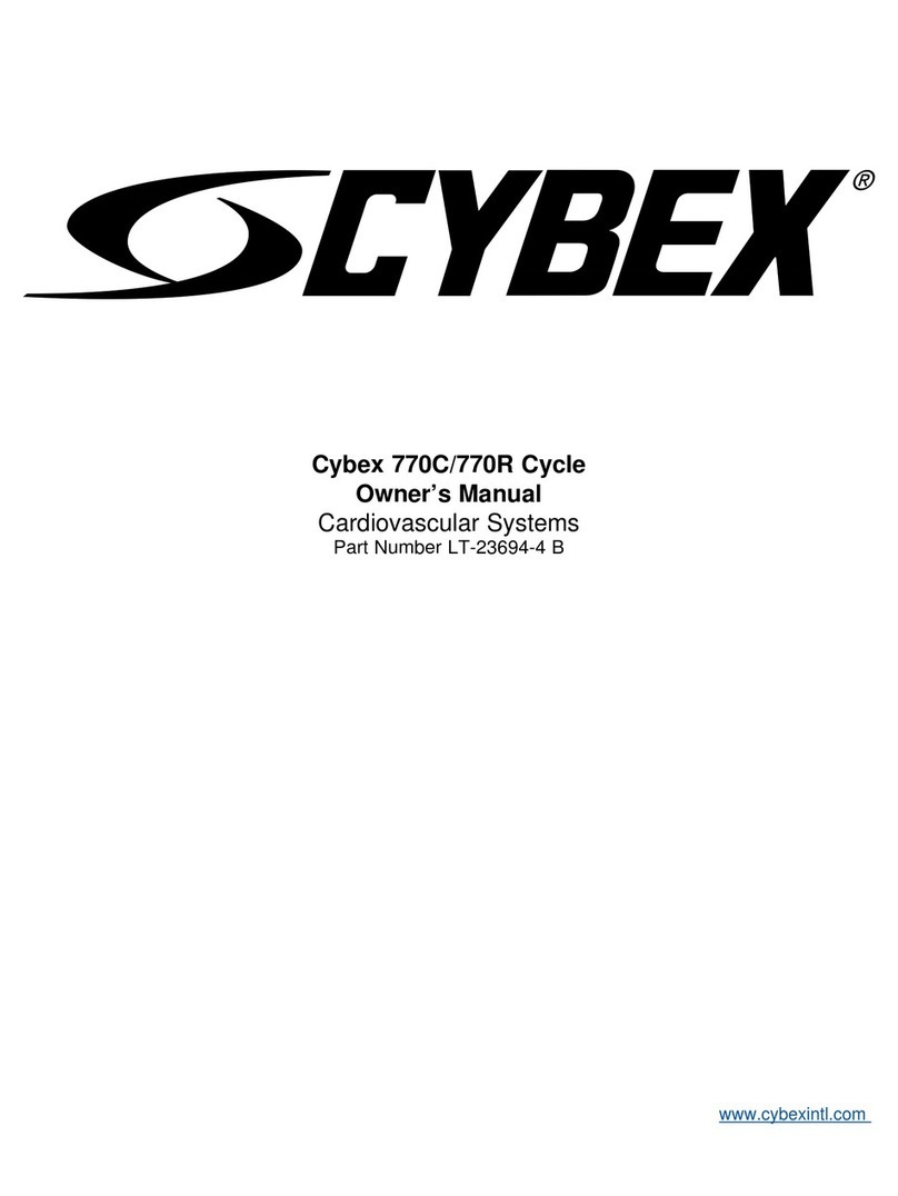 CYBEX 770C User manual