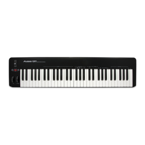 Alesis Q61 quick start guide