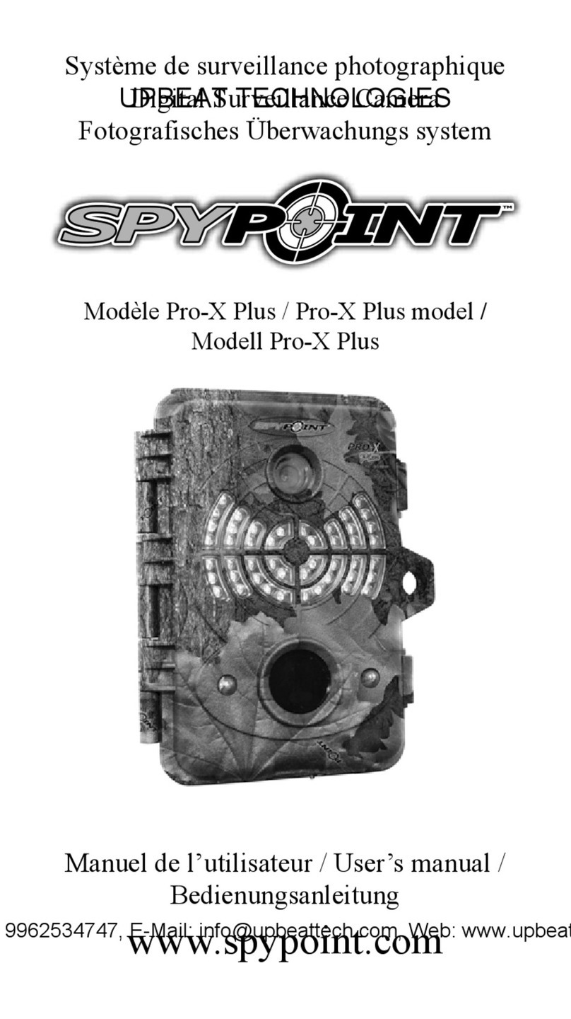 Spypoint Pro-X Plus User manual