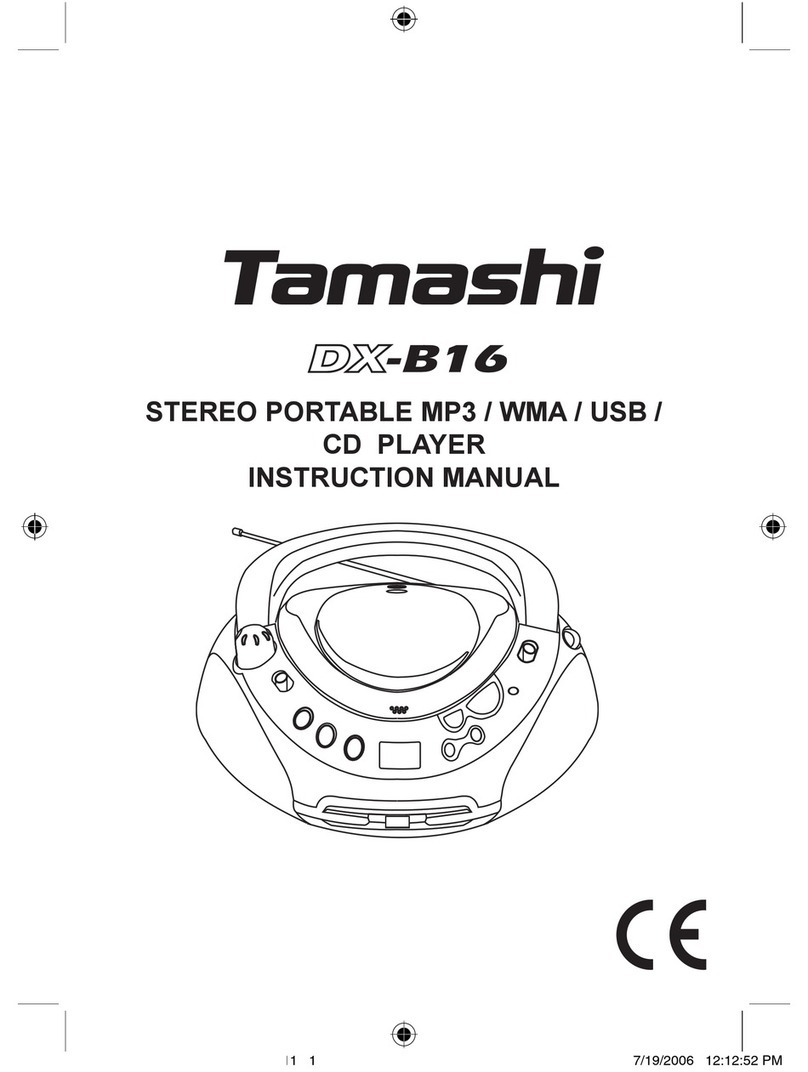 TAMASHI DX-B16 instruction manual