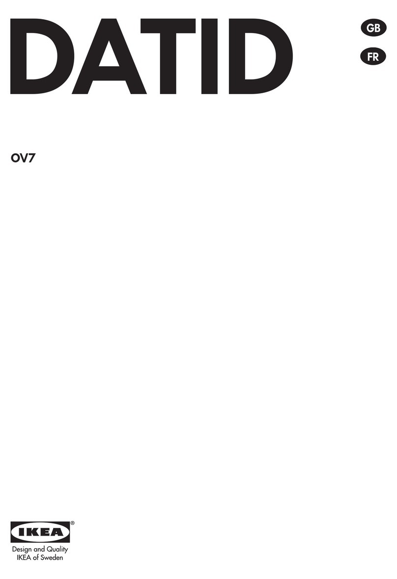 IKEA DATID OV7 Instruction booklet