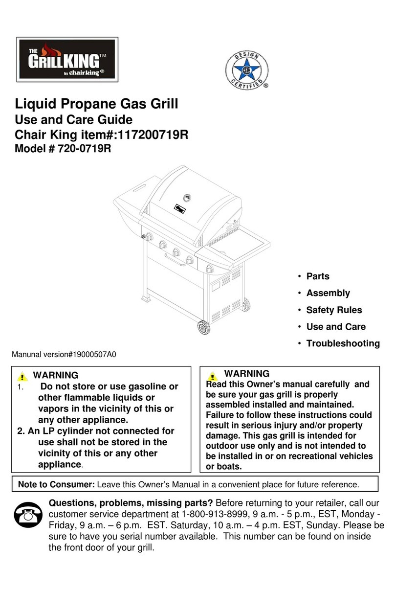 GrillKing 720-0719R User manual