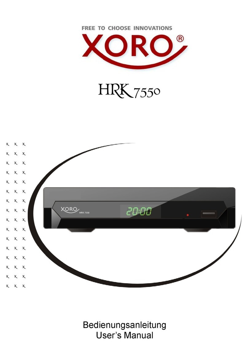 Xoro HRK 7550 user manual
