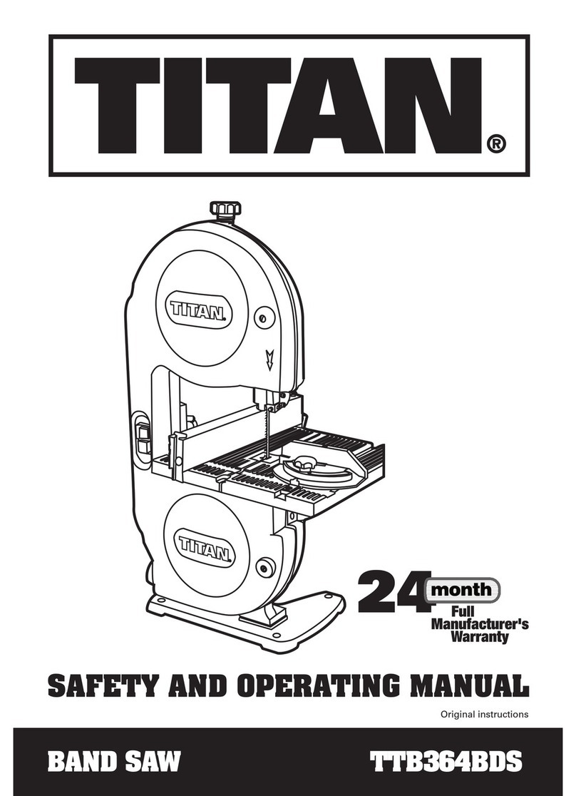 Titan TTB364BDS Safety and operating manual