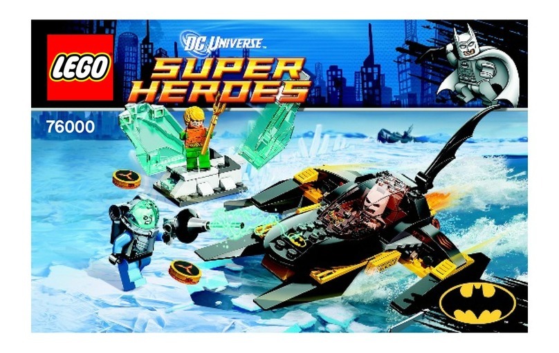 LEGO Super Herdes 76000 User manual