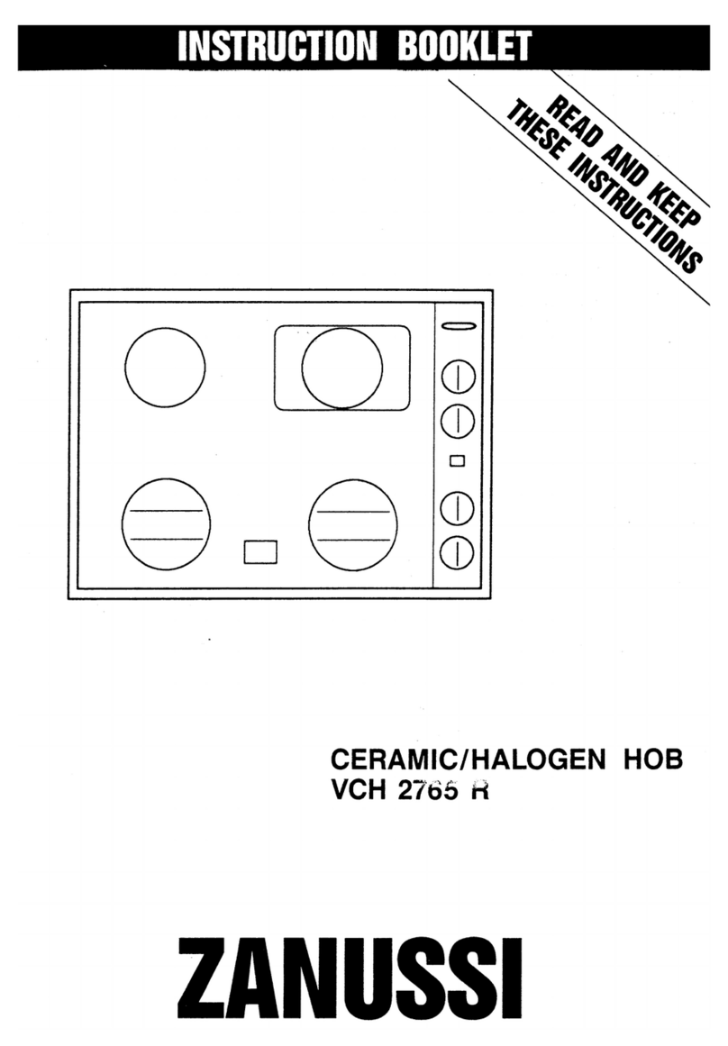 Zanussi VCH 2765 R Instruction booklet