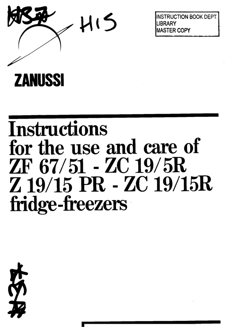 Zanussi ZC 19/15R User manual