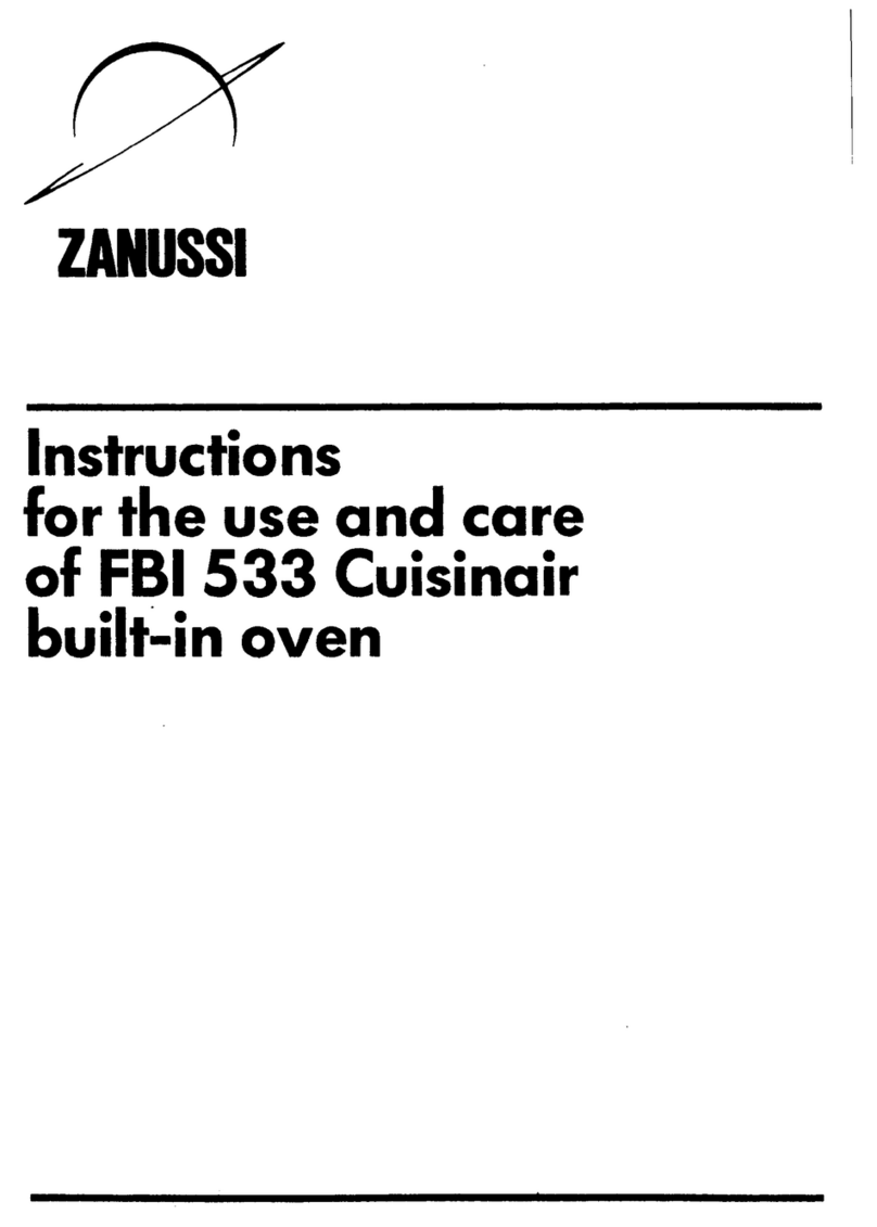 Zanussi FBI 533 User manual