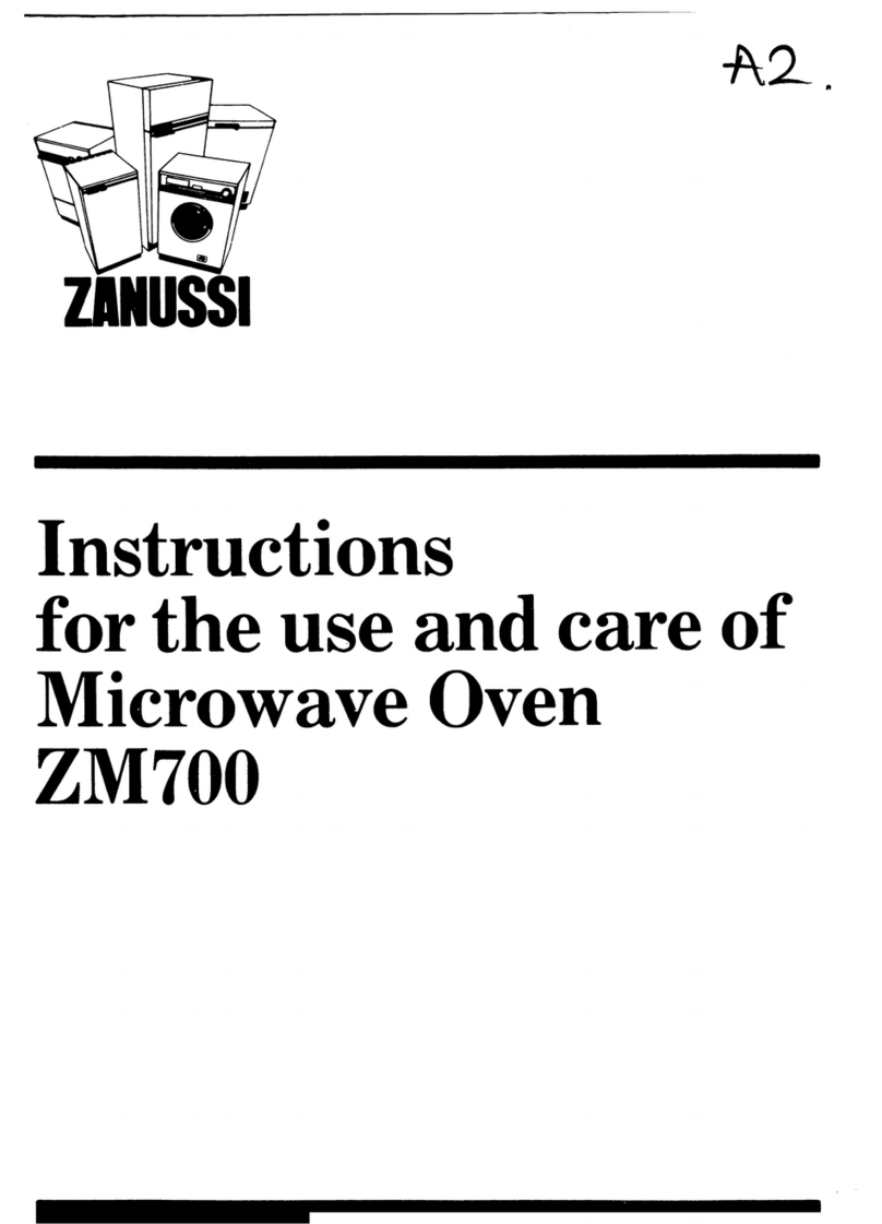 Zanussi ZM700 Assembly instructions Zanussi ZM700 Assembly instructions