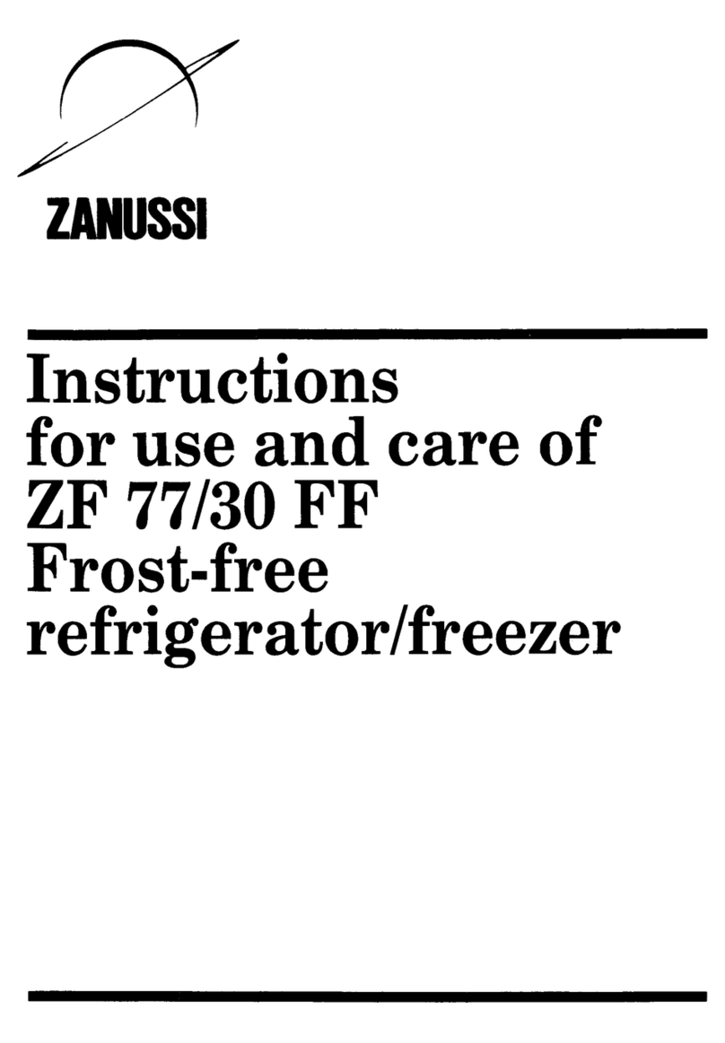 Zanussi ZF 77/30 FF User manual
