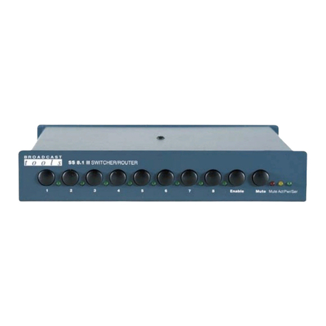 Broadcast Tools SS 8.1 II User manual
