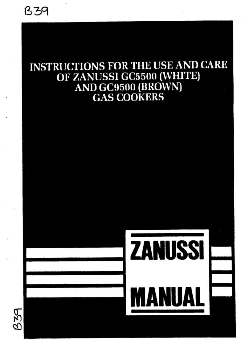 Zanussi GC5500 Operating and safety instructions