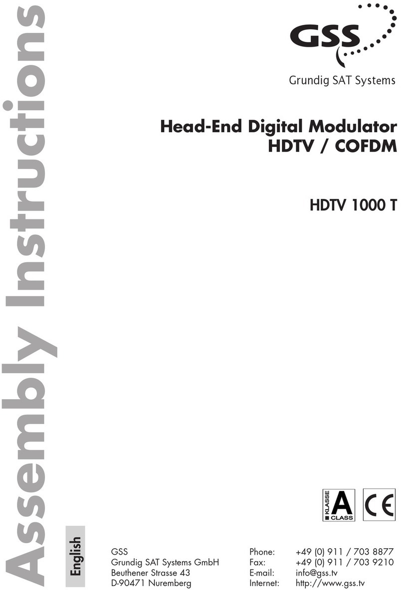 Grundig HDTV 1000 T User manual
