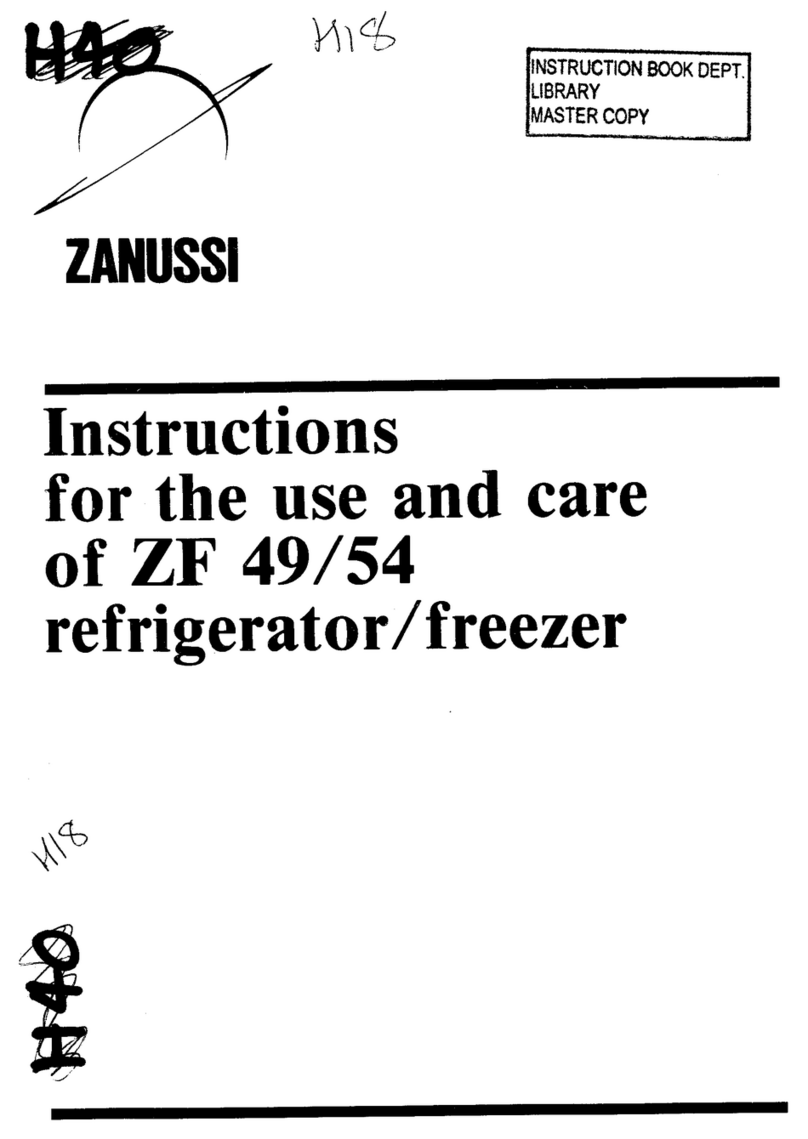Zanussi ZF 49/54 User manual