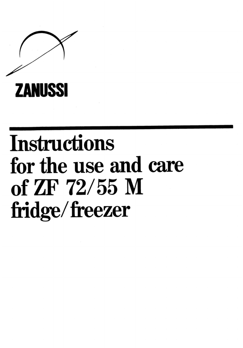 Zanussi ZF 72/55 M User manual