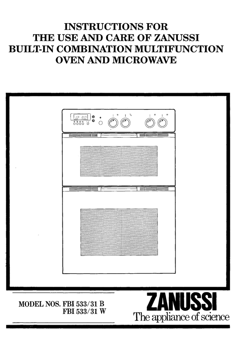 Zanussi FBI 533/31 B Instruction booklet