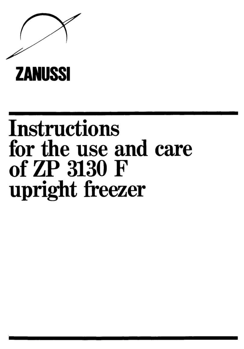 Zanussi ZP 3130 F Instruction booklet
