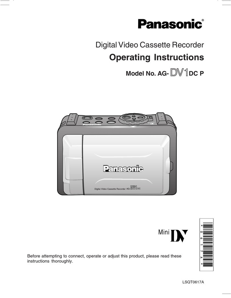 Panasonic AG-DV1DC P operating instructions