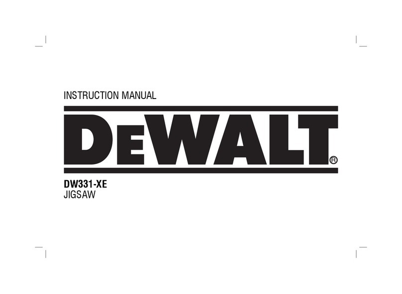 DeWalt DW331-XE User manual