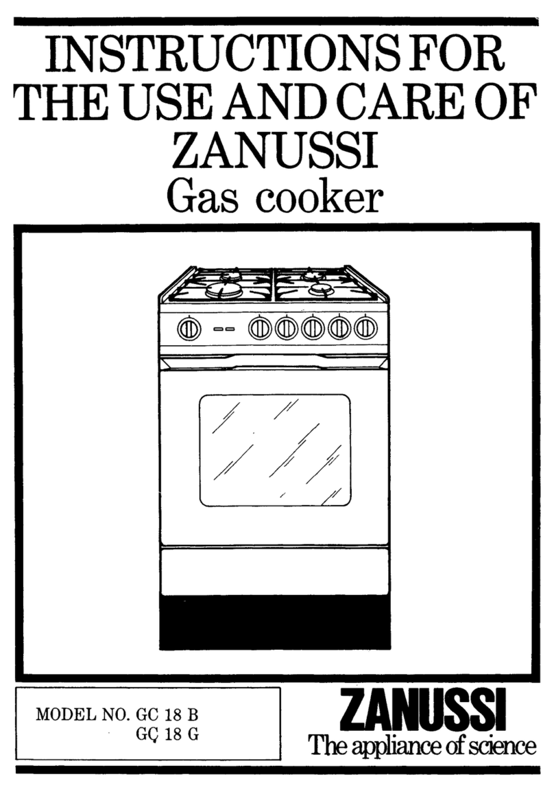 Zanussi GC 18 B Assembly instructions