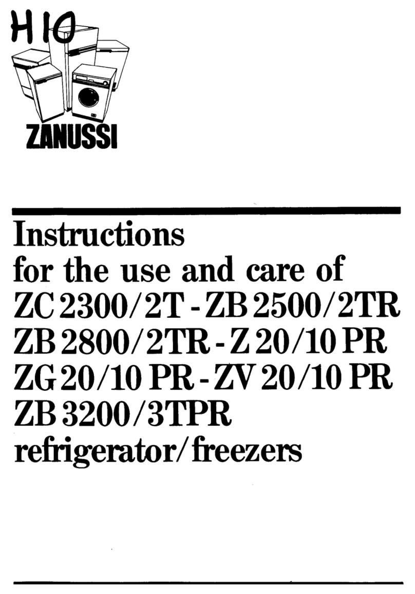 Zanussi ZC 2300/2T User manual