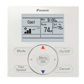 Daikin BRC1E72 installation manual