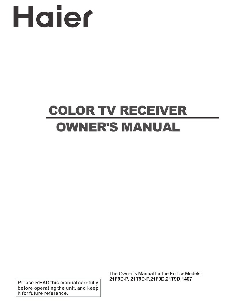 Haier 21F9D-P User manual Haier 21F9D-P User manual